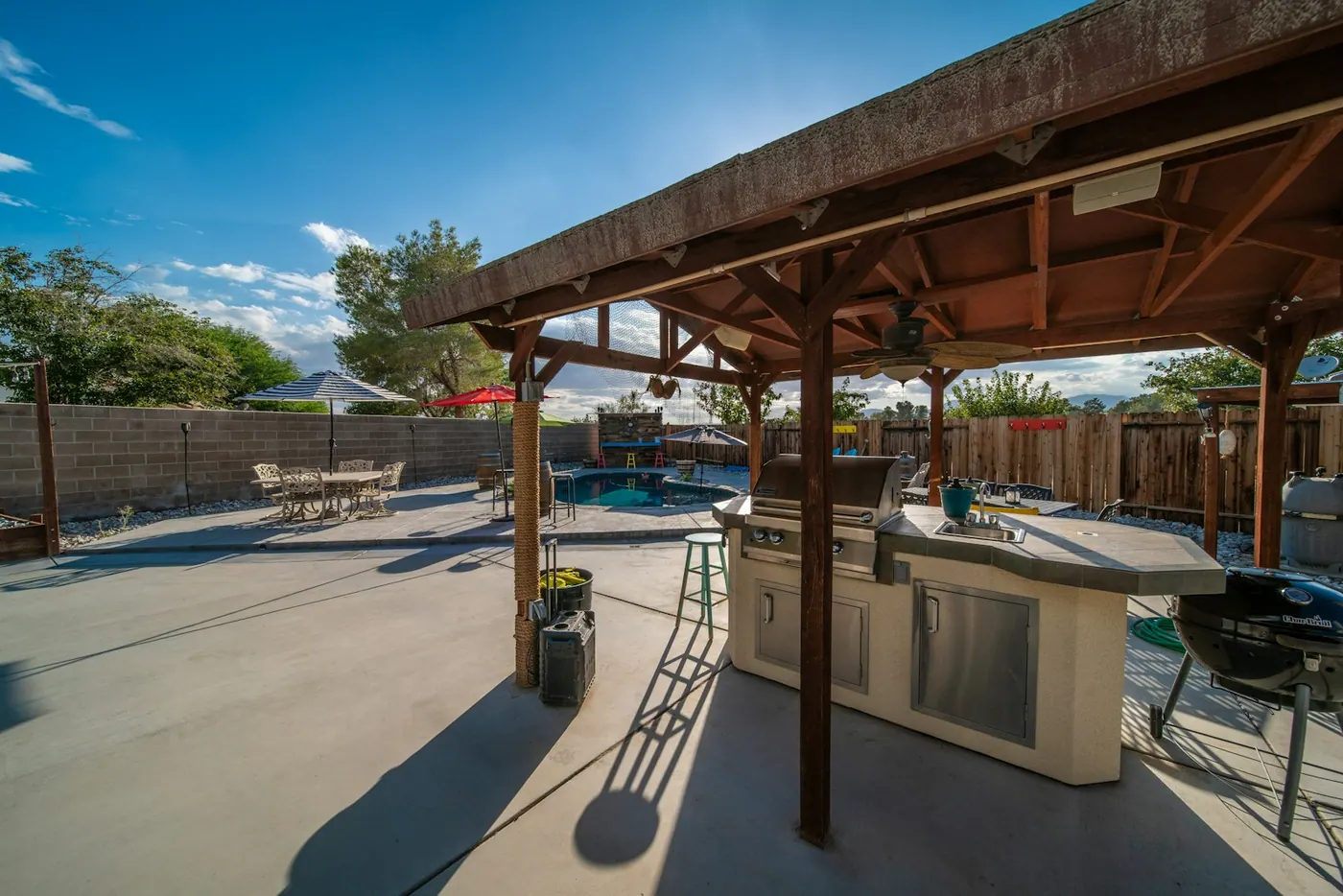 Outdoor Kitchens before transformation