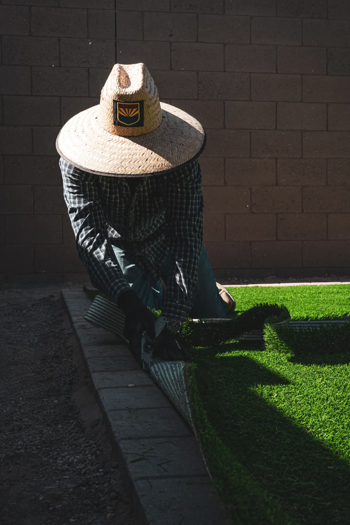 Residential Turf before transformation